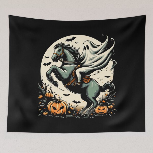 Item preview, Halloween Ghost Riding a Bucking Horse Rodeo Lovers Gift designed and sold by JUSTBEELEGANT.