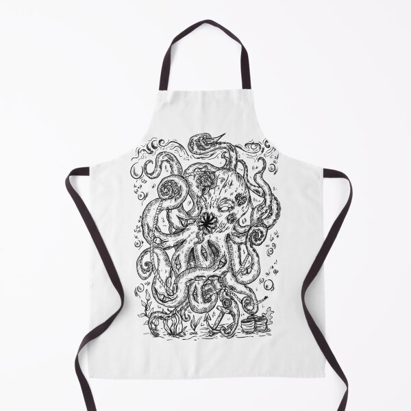 Item preview, Monstrous Octopus designed and sold by njlineart.