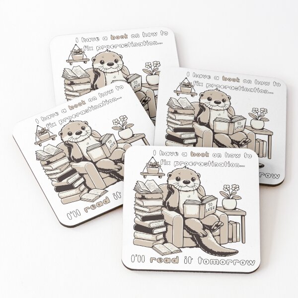 Item preview, I have a book on how to fix procrastination... I’ll read it tomorrow. designed and sold by Mirosi-S.