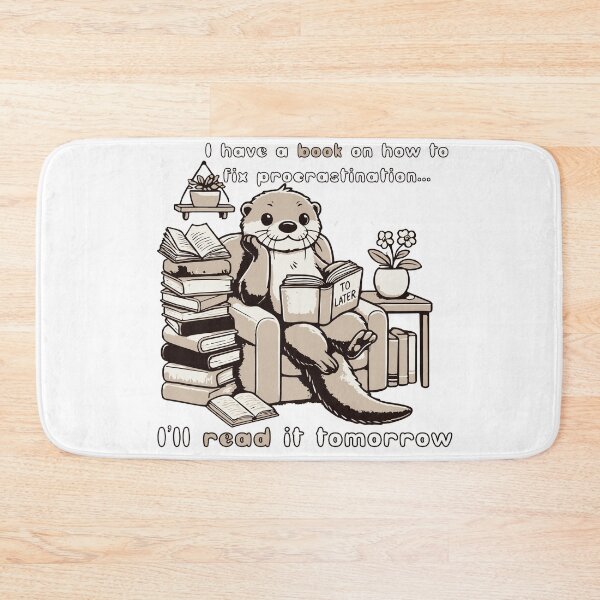 Item preview, I have a book on how to fix procrastination... I’ll read it tomorrow. designed and sold by Mirosi-S.