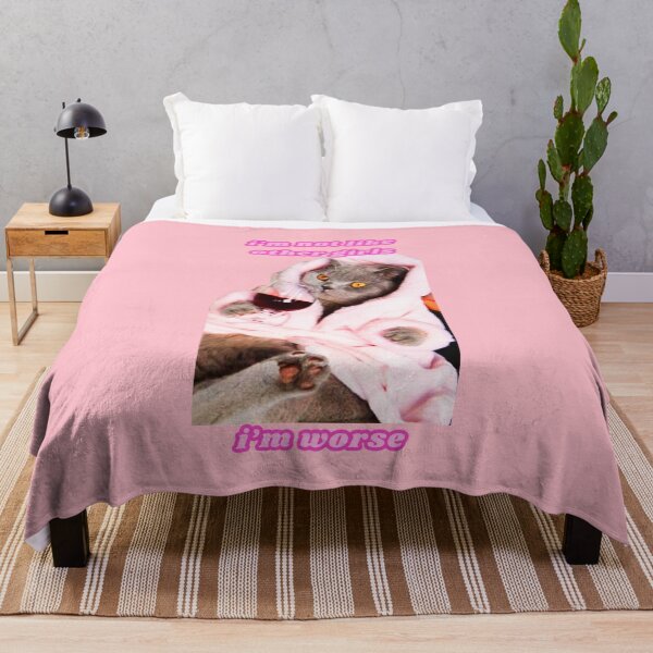 Item preview, I'm not like other girls, i'm worse, cat with wine designed and sold by Eternity Eventually.