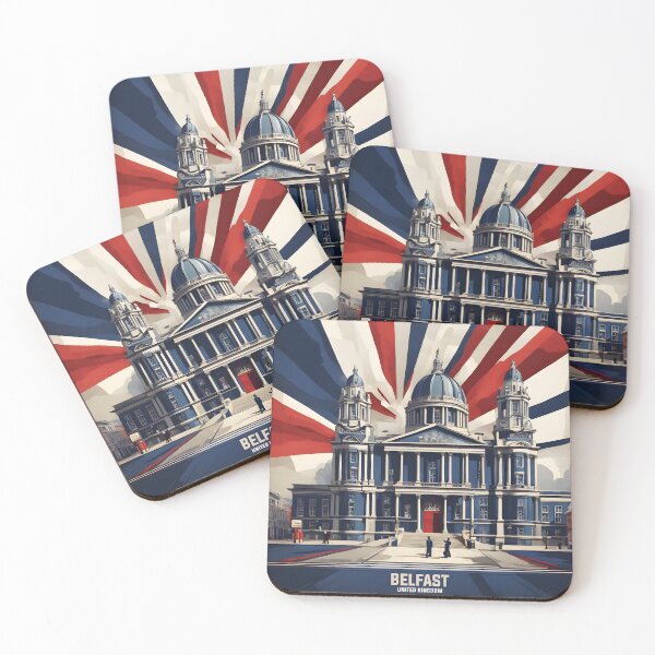 Item preview, Belfast United Kingdom Vintage Travel Tourism  designed and sold by TravelersGems.