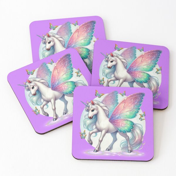 Artikelvorschau, Süßes Einhorn mit hübschen Schmetterlingsflügeln entworfen und verkauft von LoneAngel.