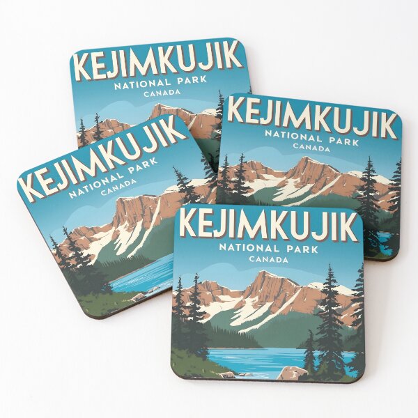 Item preview, Kejimkujik National Park Canada Vintage Travel Tourism  designed and sold by TravelersGems.