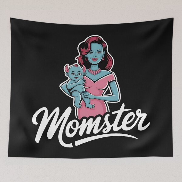 Item preview, Momster Spooky Mama Monster Mom designed and sold by ZeptepiTrends.