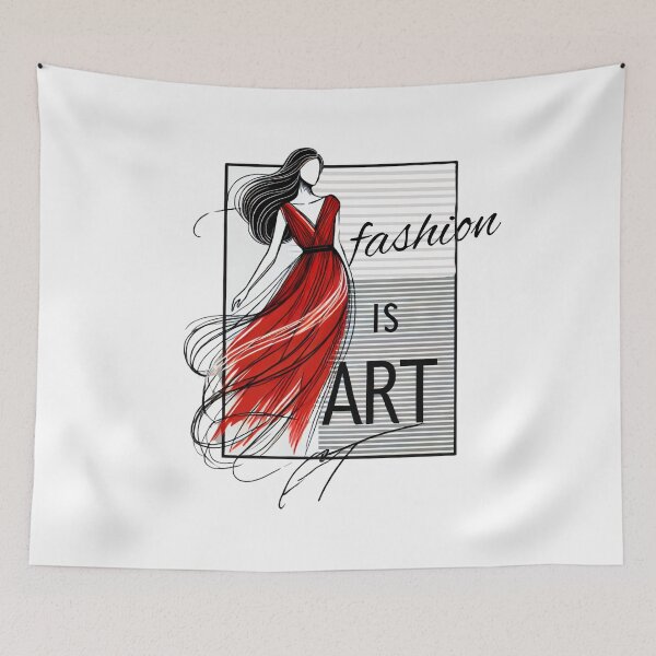 Item preview, Fashion is Art Classy Modern Lady  designed and sold by The Art of Kkatarynka.