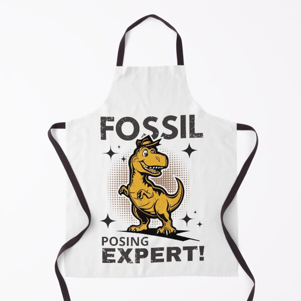 Item preview, FOSSIL POSING EXPERT! Retro Dino's Black & White Vogue designed and sold by SplashTastic.
