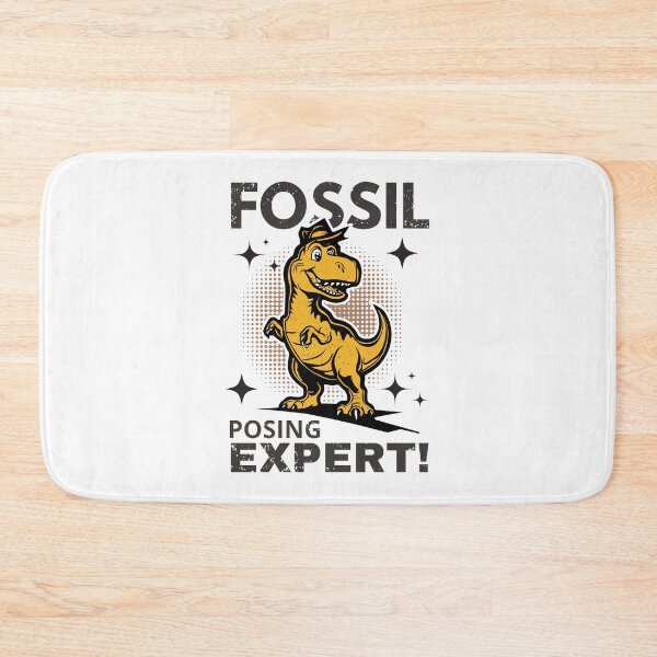 Item preview, FOSSIL POSING EXPERT! Retro Dino's Black & White Vogue designed and sold by SplashTastic.