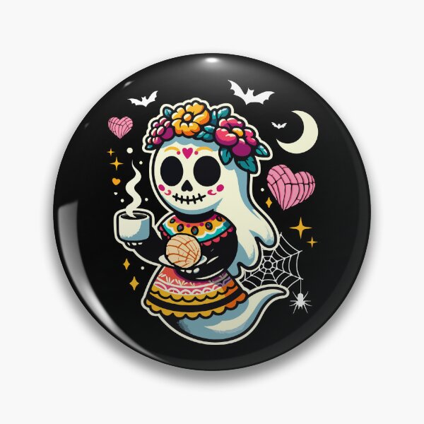 Item preview, Conchas Mexican Phantasmas Skeleton Funny Mexican Halloween  designed and sold by JUSTBEELEGANT.