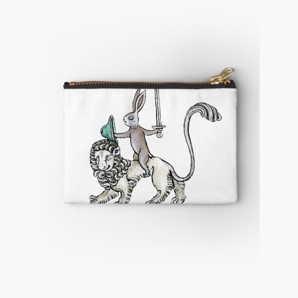 Item preview, Weird Medieval Knight Rabbit riding a lion designed and sold by elinaarbidane.