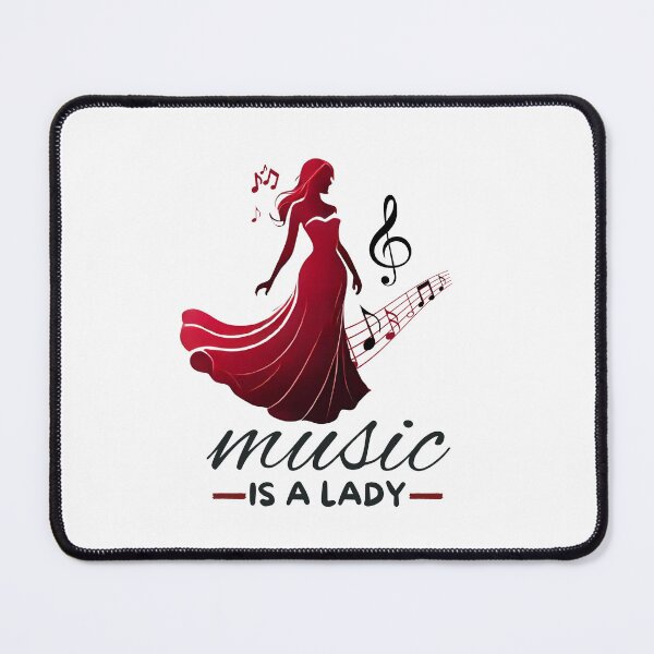 Item preview, Music is a Woman Lady designed and sold by The Art of Kkatarynka.