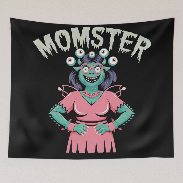 Item preview, Momster Spooky Mama Monster Mom designed and sold by ZeptepiTrends.