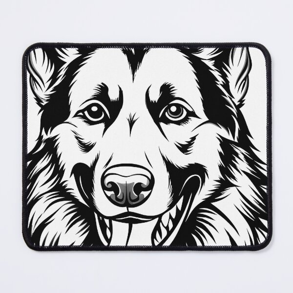 Item preview, German Shepherd Dog Portrait Detailed Realistic Art designed and sold by Rostislav Bouda.
