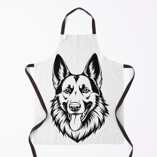 Item preview, German Shepherd Dog Portrait Detailed Realistic Art designed and sold by Rostislav Bouda.