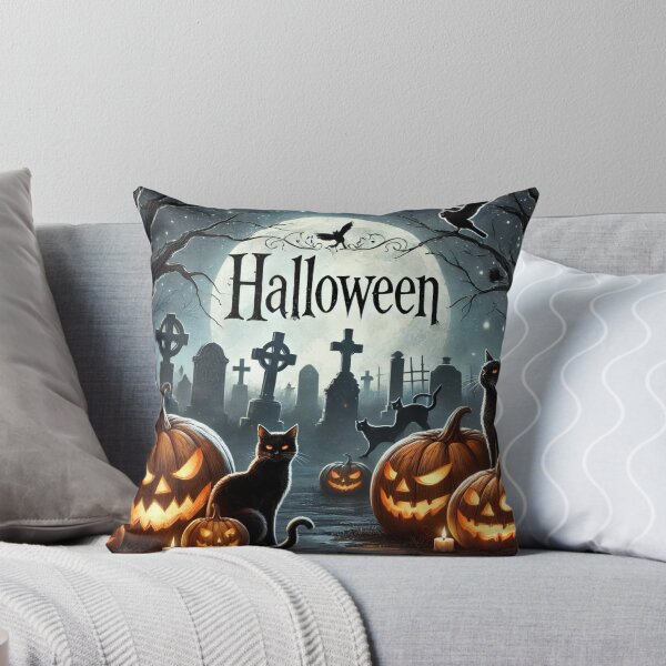 Item preview, Spooky Halloween Graveyard Scene designed and sold by Aredbox.