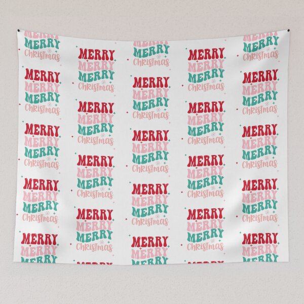 Item preview, Pink Merry Christmas designed and sold by kripalsutariya.