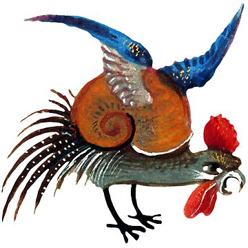 Imagen de la obra Extraño gallo caracol medieval de elinaarbidane