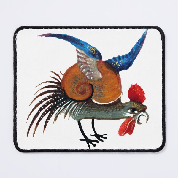 Item preview, Weird Medieval Snail Rooster designed and sold by elinaarbidane.