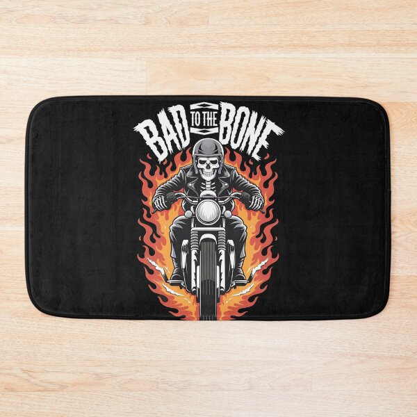 Item preview, Bad To The Bone Skeleton Biker designed and sold by ZeptepiTrends.