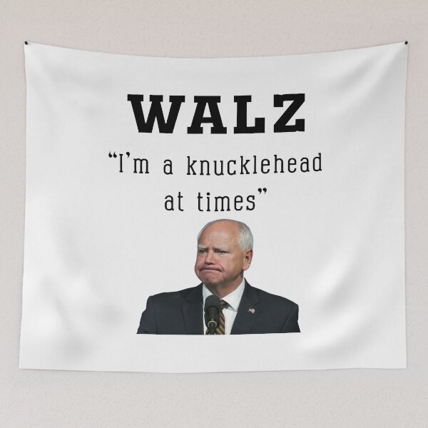 Item preview, Tim Walz I'm a Knucklehead designed and sold by Jone Cham.