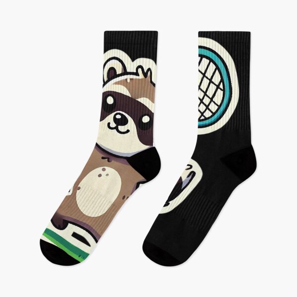 Item preview, Raccoon Tennis Star. designed and sold by Linework Studio.