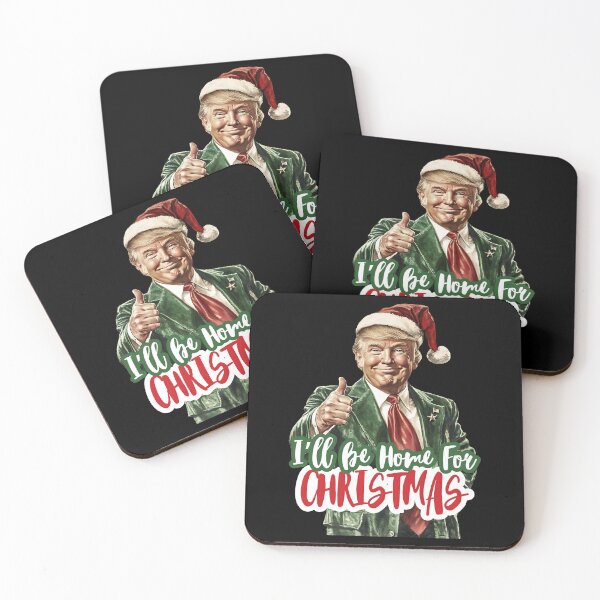 Item preview, Trump I'll Be Home for Christmas, Humorous Trump Christmas designed and sold by Jone Cham.