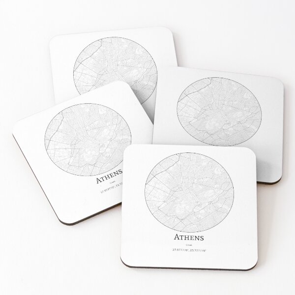 Item preview, Topography of Athens designed and sold by JohnnysHeath.
