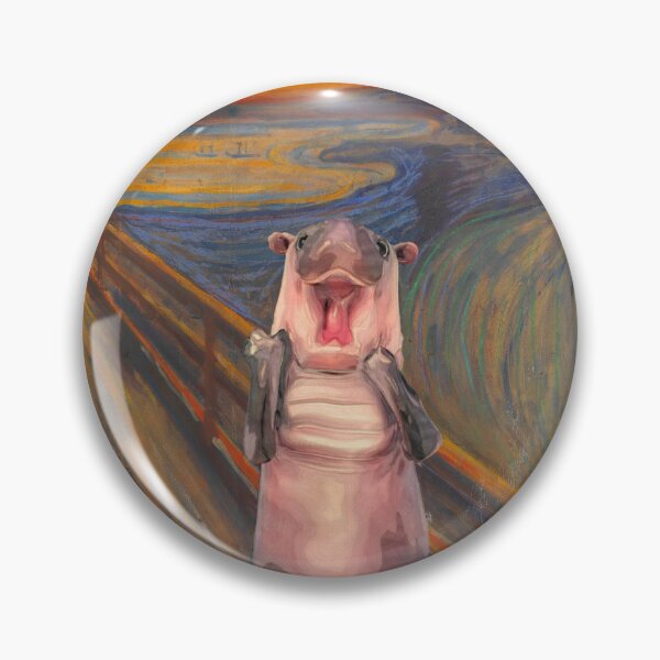 Item preview, The Scream Moo Deng Edition designed and sold by CreatureHouse95.