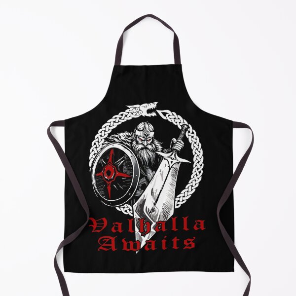 Item preview, Viking Warrior with Helmet, Sword, and Shield. Celtic Ornamentation designed and sold by posterflunz.