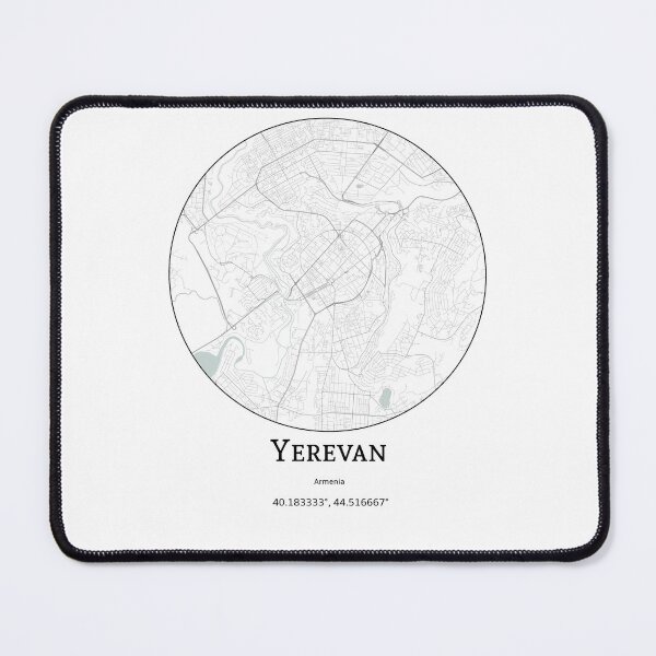 Item preview, Topography of Yerevan designed and sold by JohnnysHeath.
