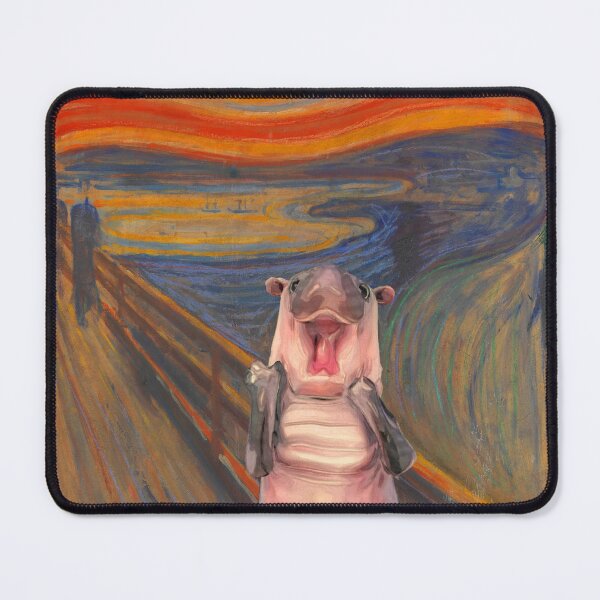 Item preview, The Scream Moo Deng Edition designed and sold by CreatureHouse95.