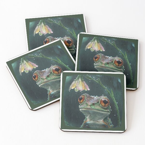 Item preview, Red-Eyed Tree Frog 2024 tileartwork designed and sold by tileartwork.