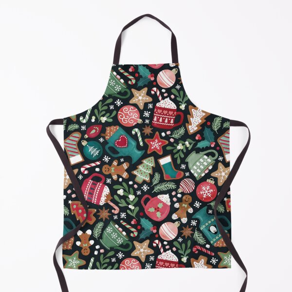 Item preview, Christmas treats toss - Non-Directional Ditsy Holiday designed and sold by adenaJ.