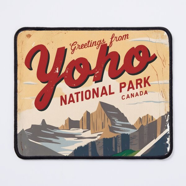 Item preview, Yoho National Park Canada Postcard Vintage Travel Retro designed and sold by TravelPostcardGems.