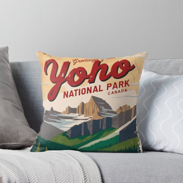 Item preview, Yoho National Park Canada Postcard Vintage Travel Retro designed and sold by TravelPostcardGems.