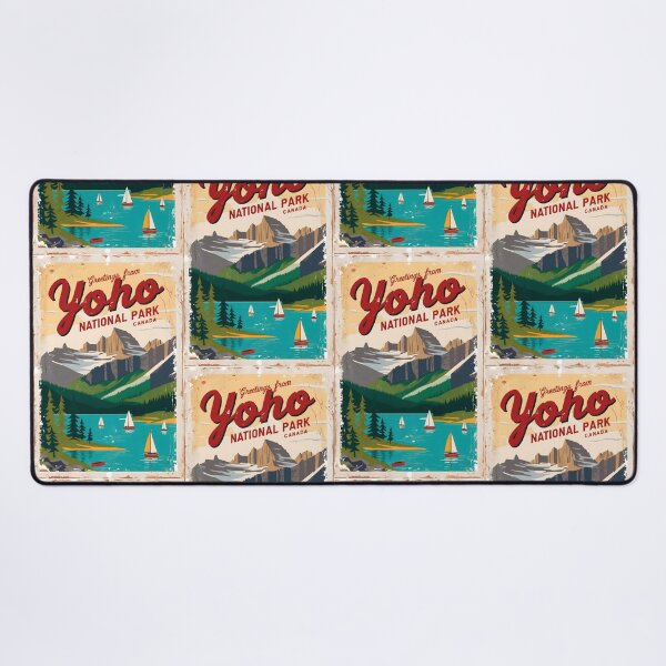 Item preview, Yoho National Park Canada Postcard Vintage Travel Retro designed and sold by TravelPostcardGems.