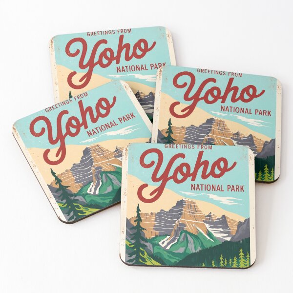 Item preview, Greetings from Yoho National Park Canada Postcard Vintage Travel Retro designed and sold by TravelPostcardGems.