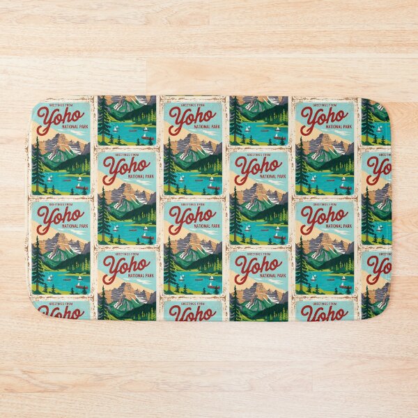 Item preview, Greetings from Yoho National Park Canada Postcard Vintage Travel Retro designed and sold by TravelPostcardGems.