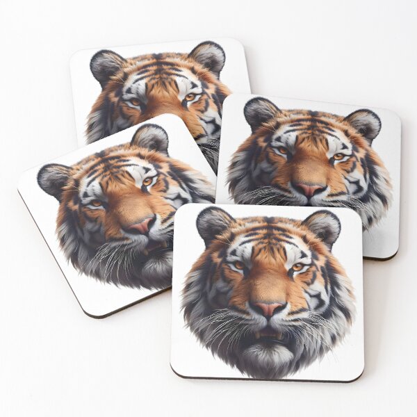 Item preview, Fierce Tiger Portrait – Bold Wildlife Design designed and sold by PandaTShirtShop.