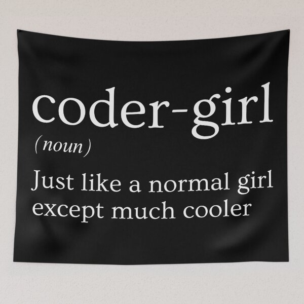 Item preview, Coder girl  designed and sold by T&C Finesse.