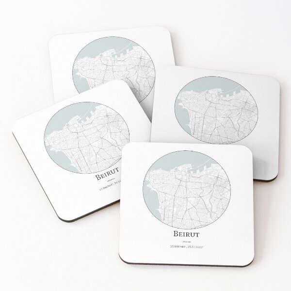 Item preview, Topography of Beirut designed and sold by JohnnysHeath.