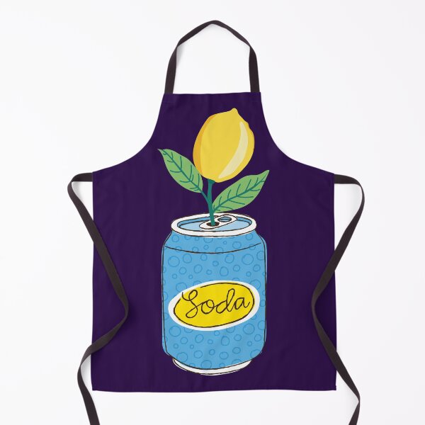 Item preview, Lemon Soda Can with Fruit Branch – Quirky Art designed and sold by RaiyaTees.