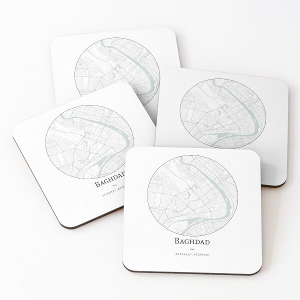 Item preview, Topography of Baghdad designed and sold by JohnnysHeath.