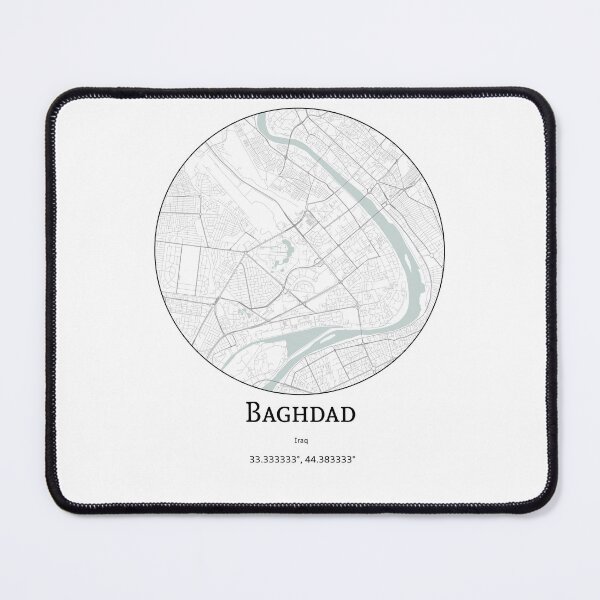 Item preview, Topography of Baghdad designed and sold by JohnnysHeath.