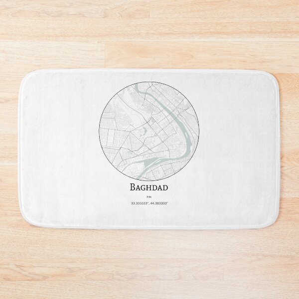 Item preview, Topography of Baghdad designed and sold by JohnnysHeath.