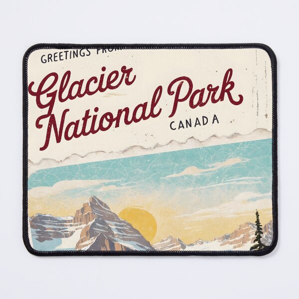 Item preview, Greetings from Glacier Bay National Park Postcard Vintage Retro Travel Vintage designed and sold by TravelPostcardGems.