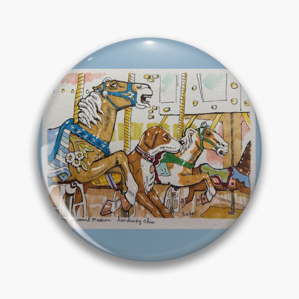 Item preview, Merry-go-round horses and dog designed and sold by RaderDraw.