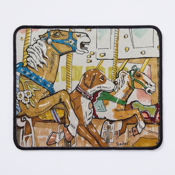 Item preview, Merry-go-round horses and dog designed and sold by RaderDraw.