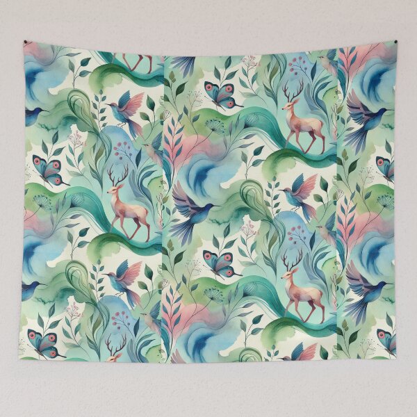 Item preview,  Nature's Harmony watercolor designed and sold by Mochi-design.