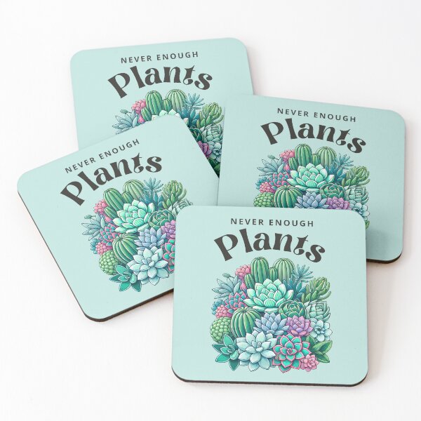 Item preview, Never Enough Plants Succulents designed and sold by Artepilo.